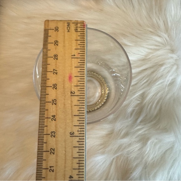 Highball Clear Glass with Rhinestone Design 6 in - Picture 6 of 7